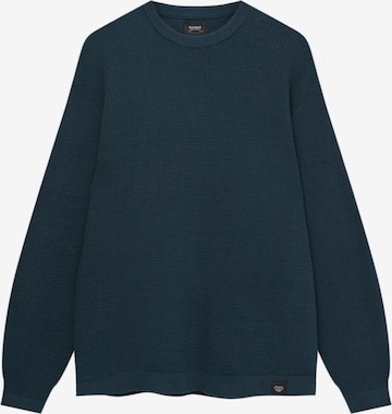 Pull&Bear Trui in Blauw: voorkant