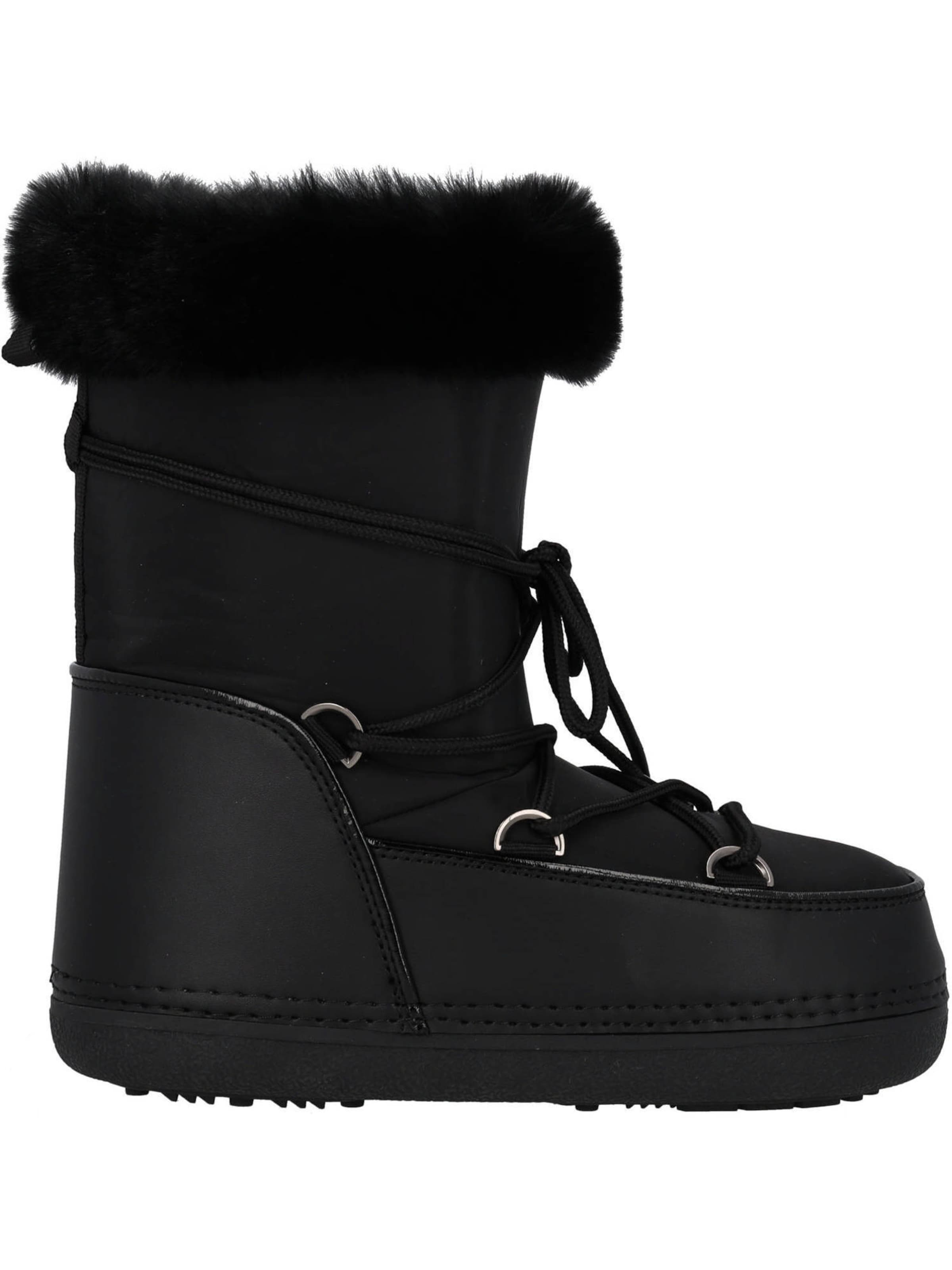 Palado by Sila Sahin Snöboots 'Kikuko' i svart