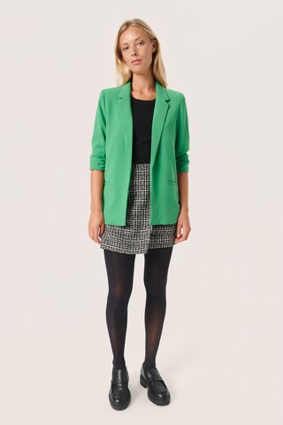 SOAKED IN LUXURY - Blazer 'Shirley' em verde