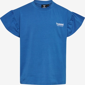 Hummel Shirt in Blauw: voorkant