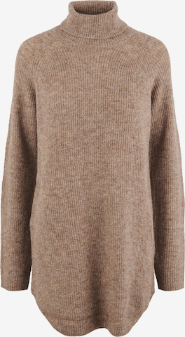 PIECES Sweater 'Ellen' in Brown: front