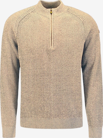 No Excess Sweater in Beige: front