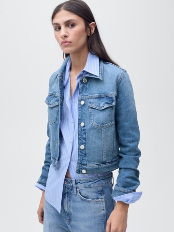 MANGO Jacke 'NEWVICKY' in Blau: Vorderseite