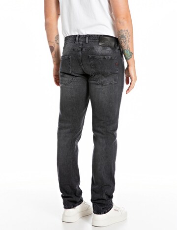 REPLAY Regular Jeans 'GROVER' in Zwart