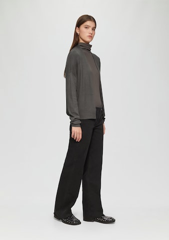 QS Gebreid vest in Grijs