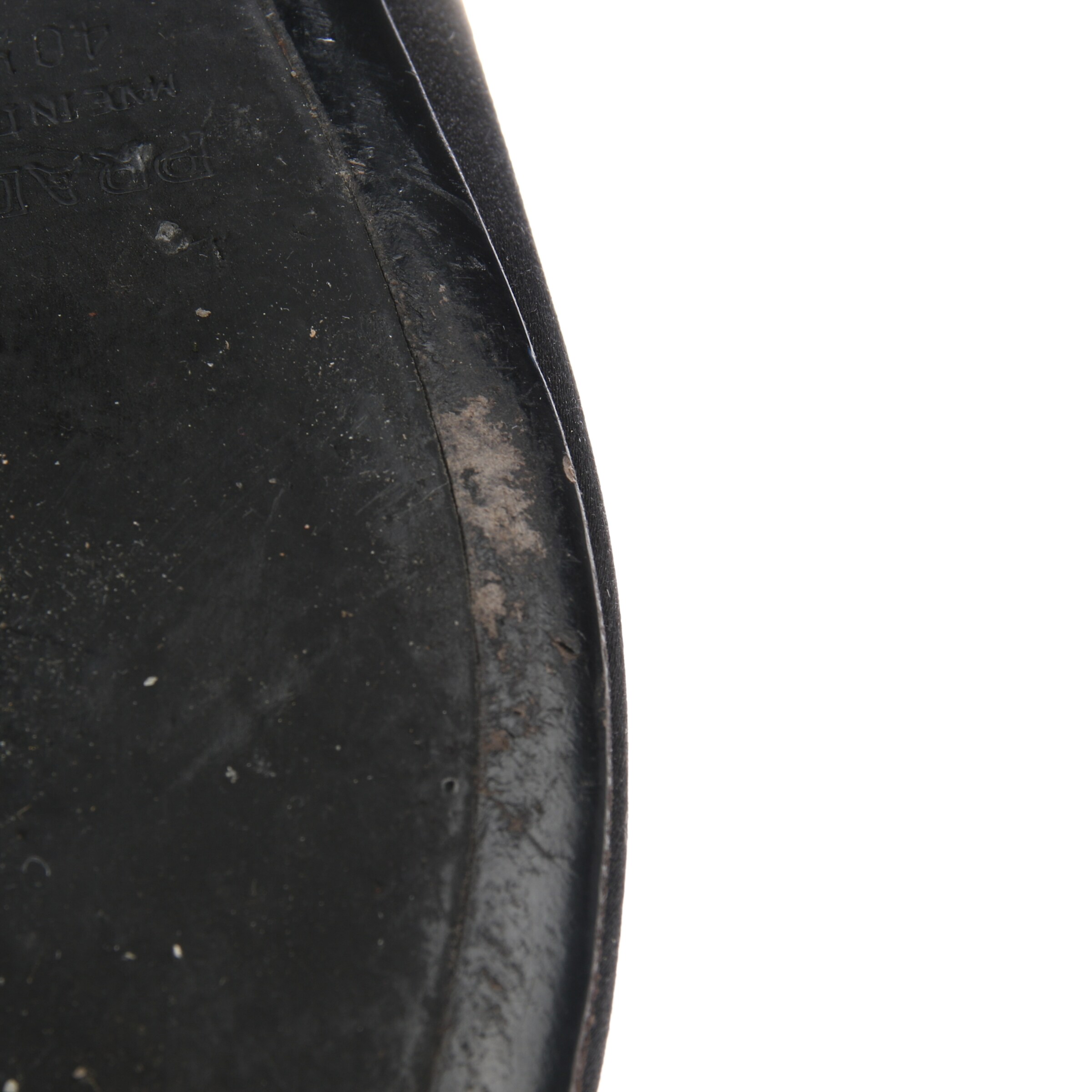 PRADA Halbschuhe 40,5 in Schwarz