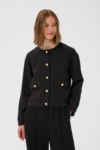 InWear Sweatjacke in Schwarz: Vorderseite