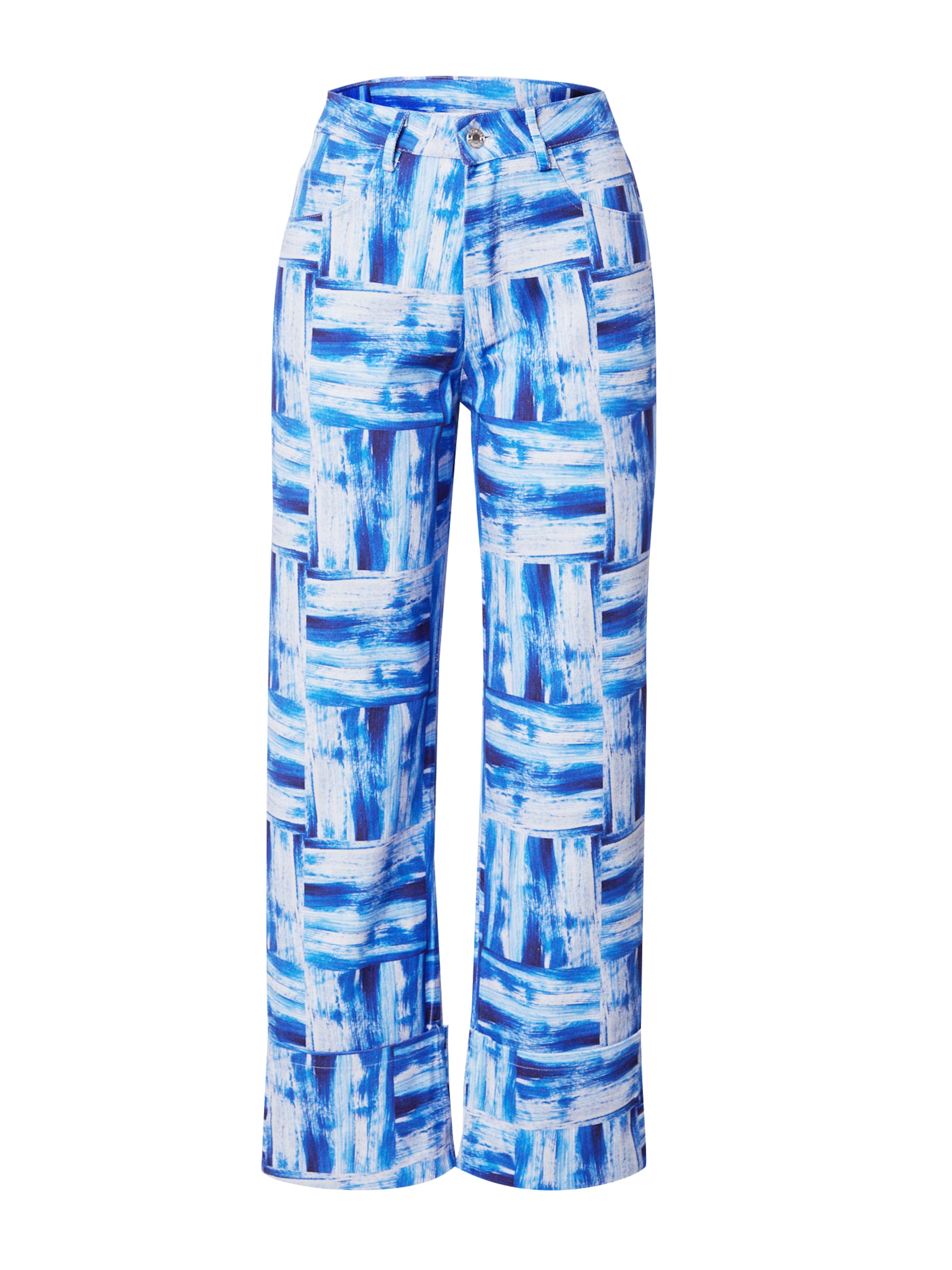 Hosbjerg Szeroka nogawka Jeansy 'Iben Alexa' w kolorze niebieski: przód