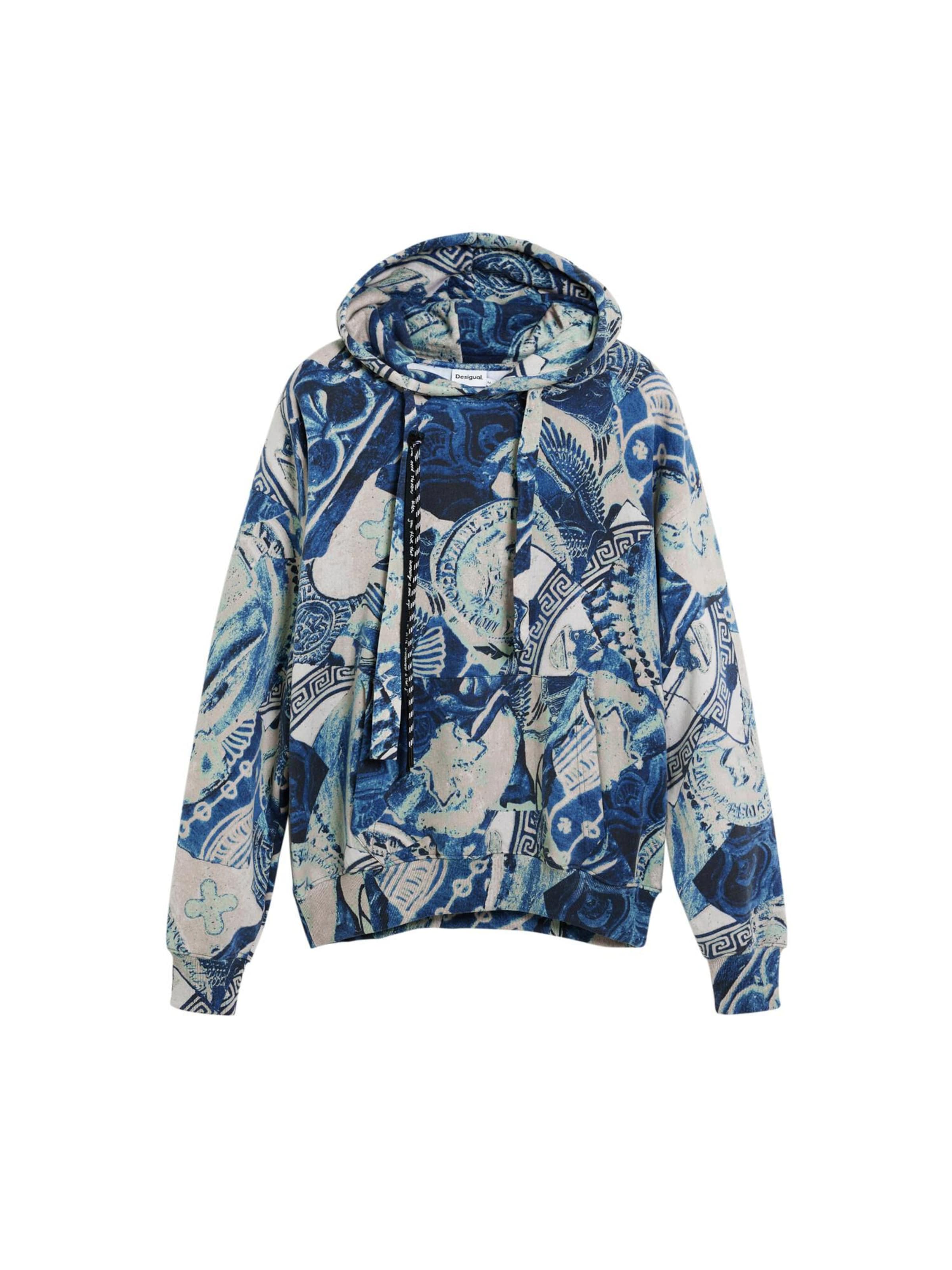 Desigual - Sweatshirt em azul: frente