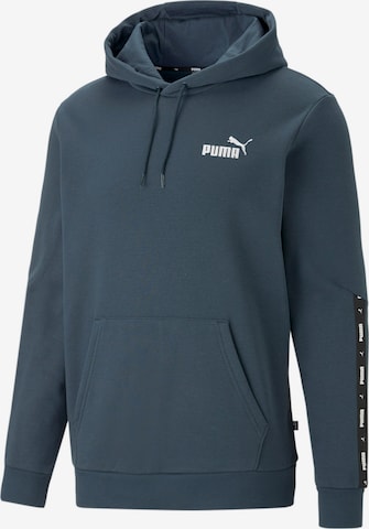 PUMA Athletic Sweatshirt in Blue: front