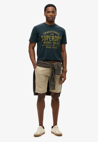 Superdry Shirt in Blauw