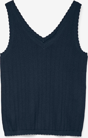 Tops en tricot 'VMLUXLIGHT' Vero Moda Petite en bleu : devant