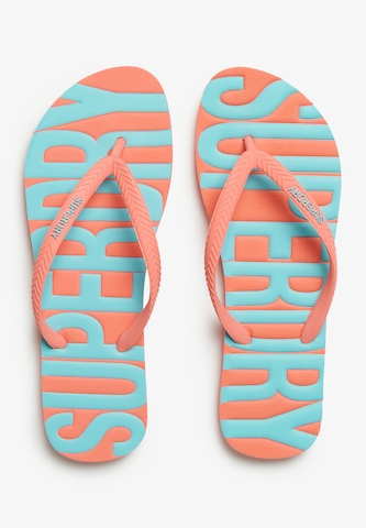 Superdry & Co Teenslipper in Oranje: voorkant