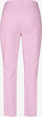 GERRY WEBER Slim fit Pleated Pants in Pink