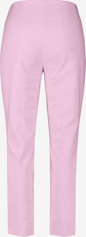 GERRY WEBER Slimfit Pantalon in Roze