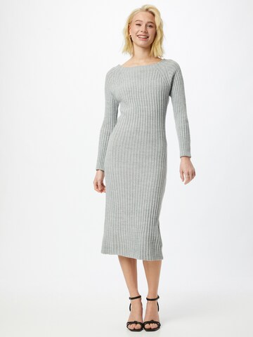 WAL G. Knitted dress 'LASSIE' in Grey: front