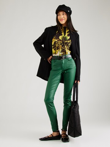 VILA Slim fit Trousers 'VISarah' in Green