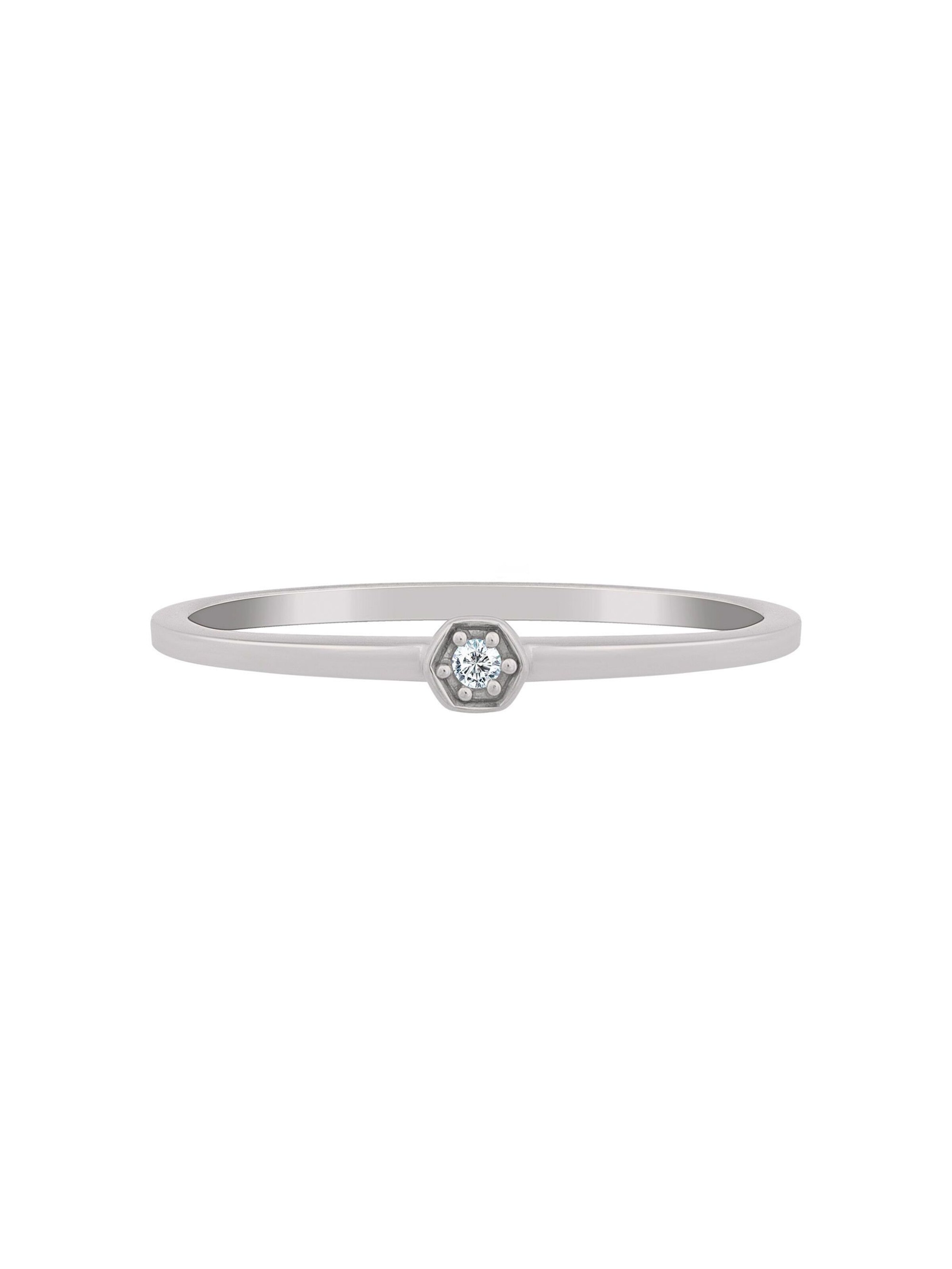 Bague caï en blanc : devant