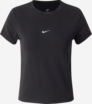 T-shirt Nike Sportswear en noir : devant