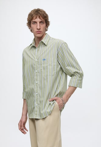 HUGO Regular fit Overhemd 'Ebalto_1' in Groen