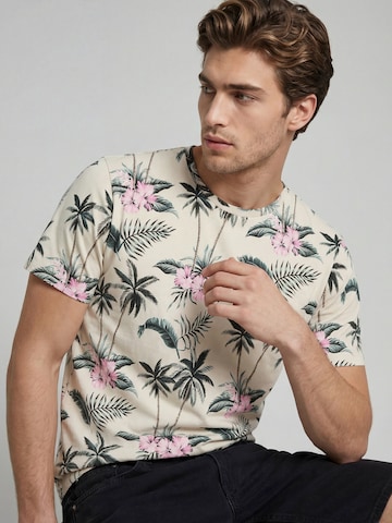 T-Shirt 'JREBRUSSEL' JJ Rebel en beige