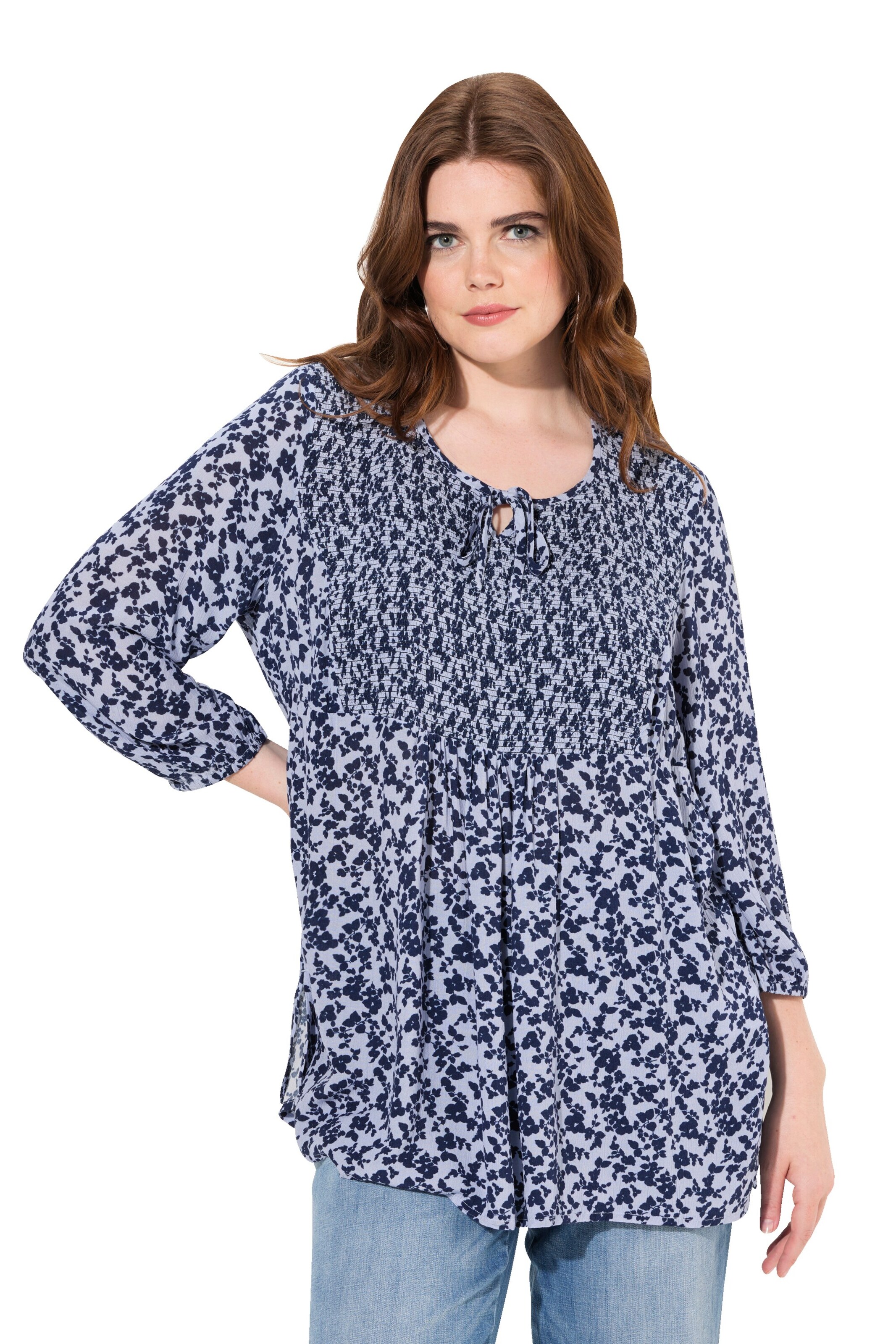 Ulla Popken Tunic in Blue: front