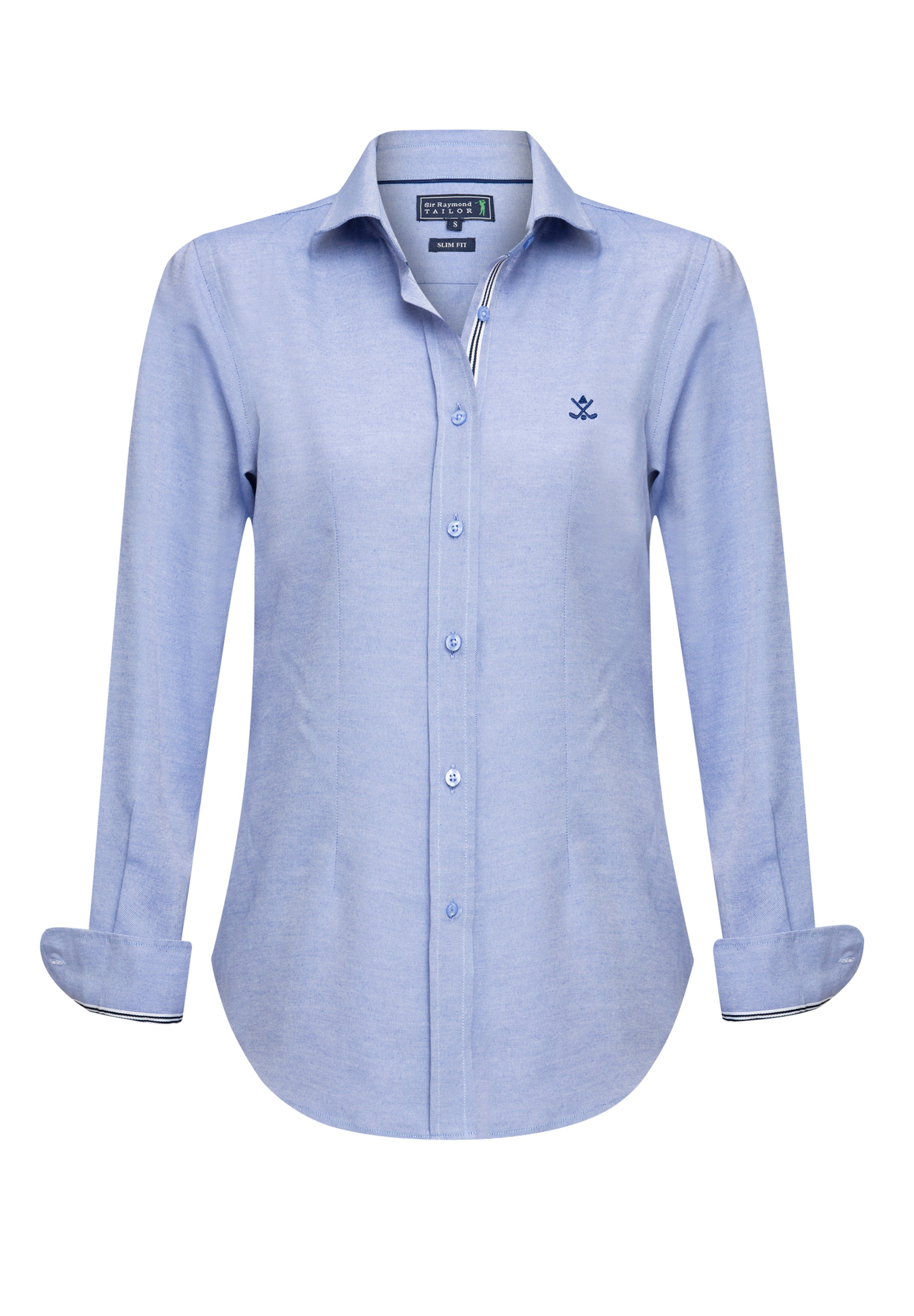Sir Raymond Tailor Bluse 'Lolas' in Blau: Vorderseite