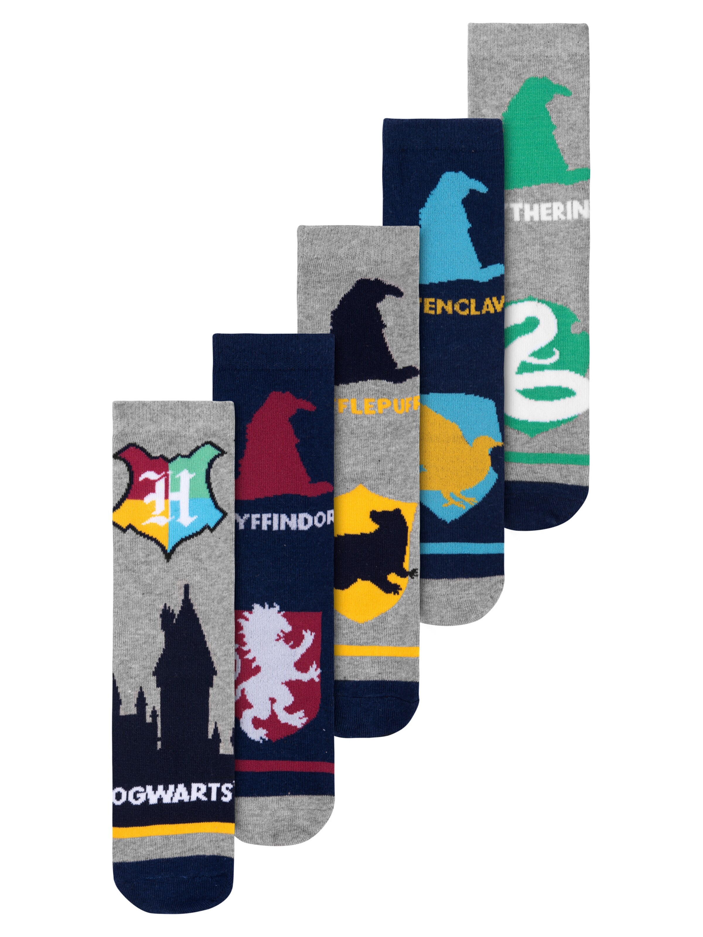 Harry Potter Socks '4 Häuser' in Mixed colours: front