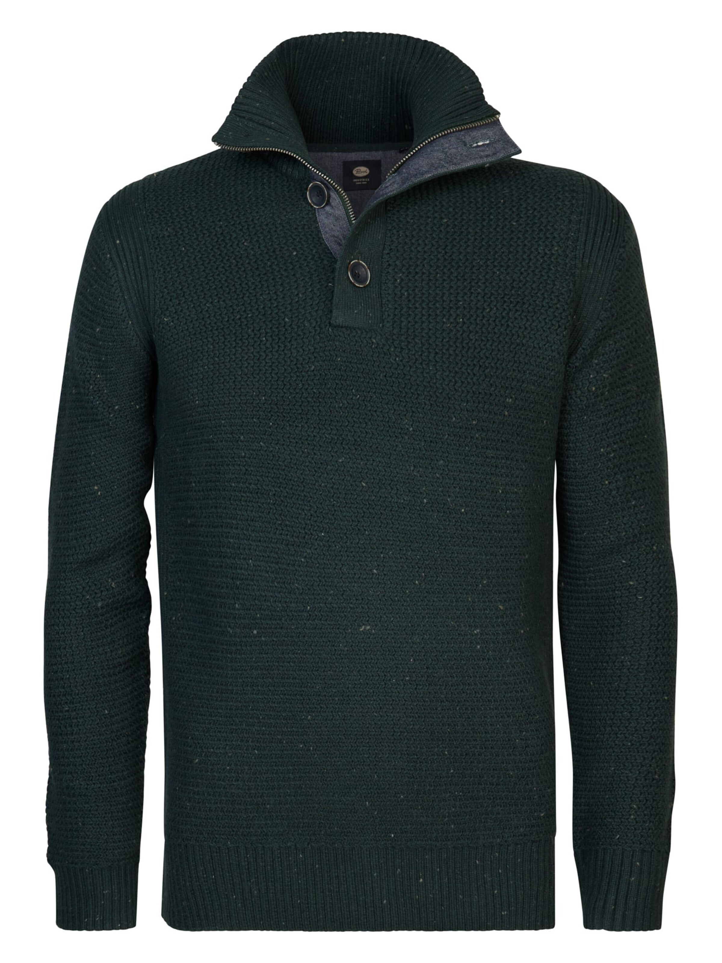 PETROL INDUSTRIES MEN Sweater in Green: front