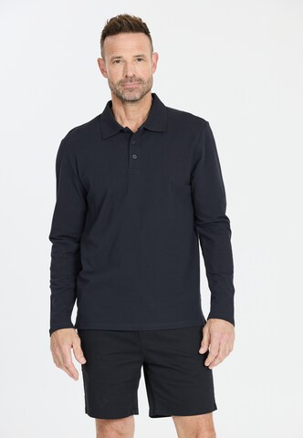 NOU Poloshirt 'Harrold' in Blau: Vorderseite