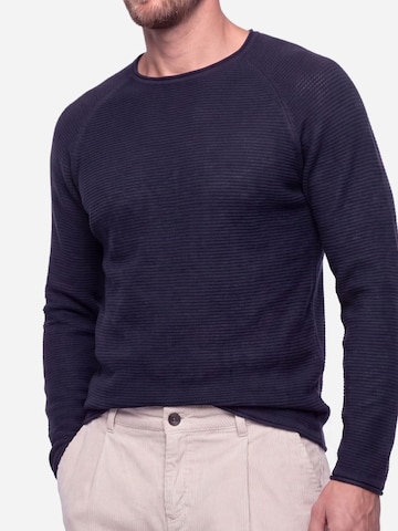 !Solid Trui 'SDJarah' in Blauw