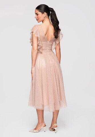 Ombre Avondjurk in Beige