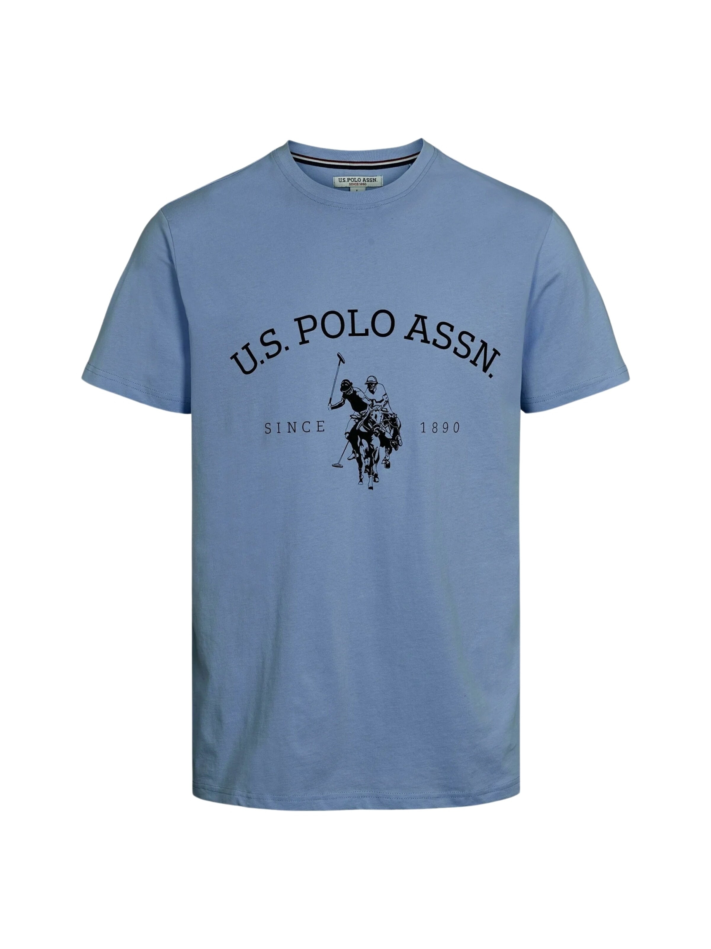 U.S. POLO ASSN. Shirt 'Archibald' in Blauw: voorkant