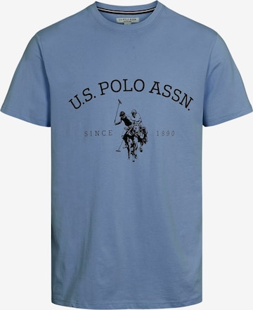 U.S. POLO ASSN. Shirt 'Archibald' in Blauw: voorkant