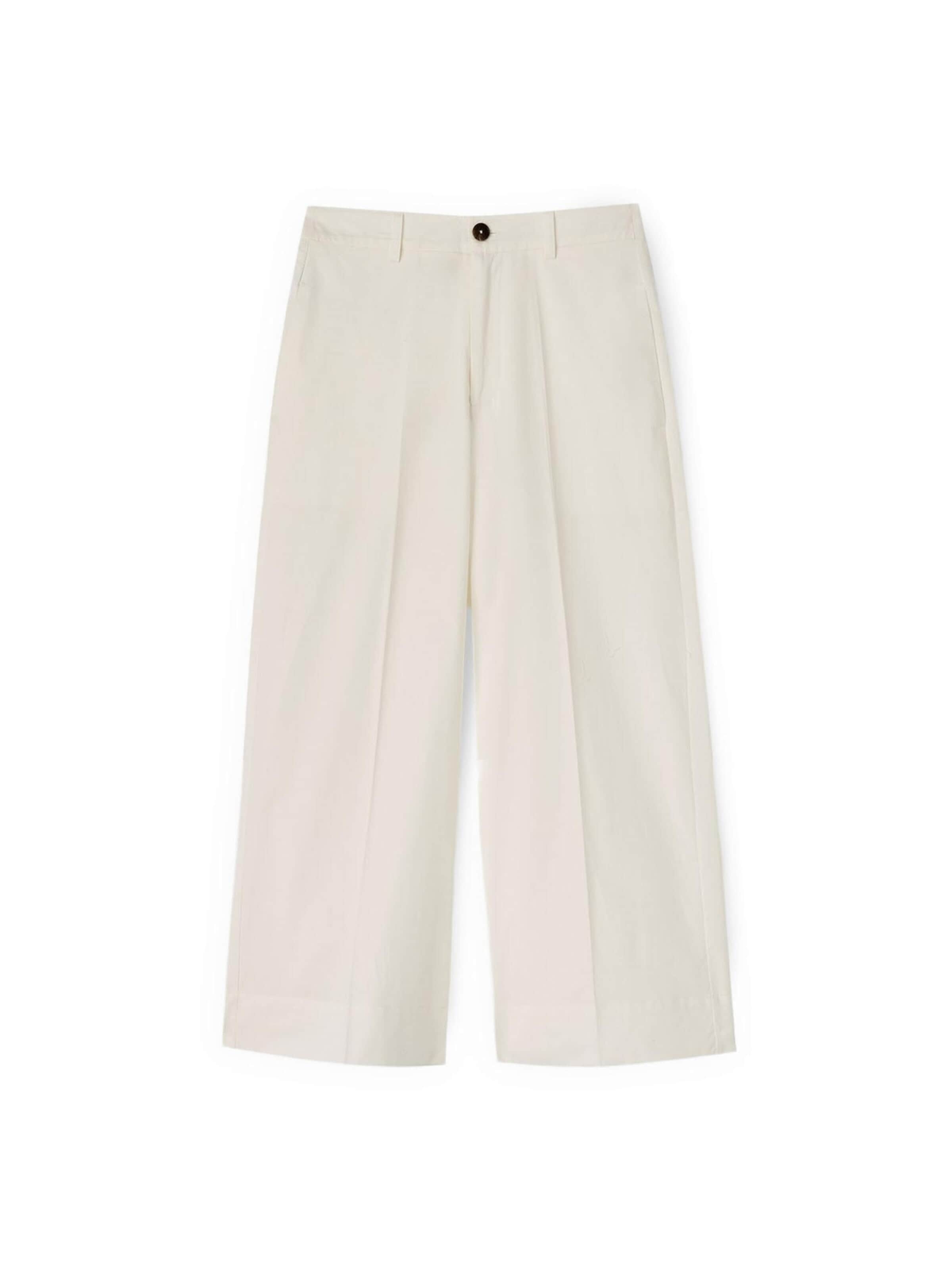 Pantalon MOTIVI en blanc : devant