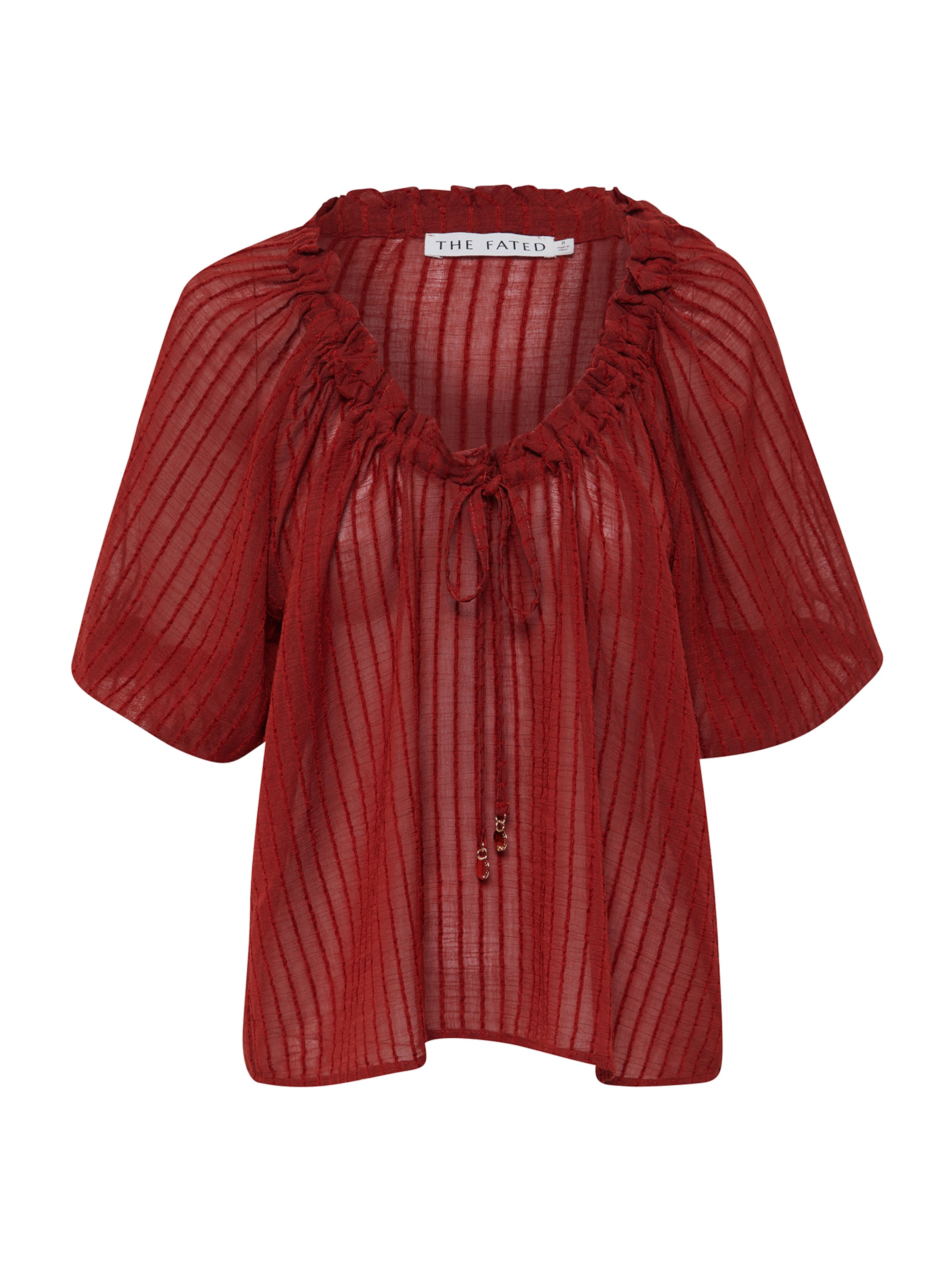 The Fated Blouse 'AMIRA' in Red: front