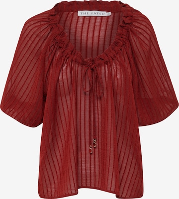 The Fated Bluse 'AMIRA' in Rot: predná strana