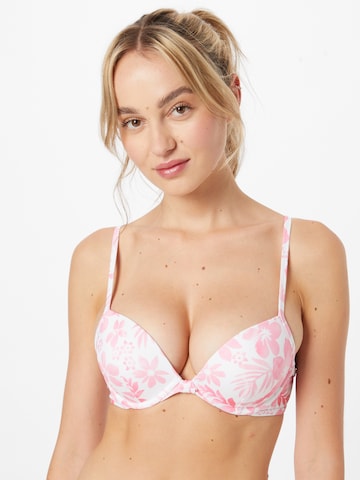 Hunkemöller - Push-up Top de biquíni em branco: frente