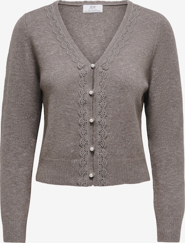 JDY Knit Cardigan 'JDYFRANCIE' in Brown: front
