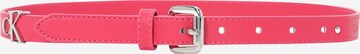 Ceinture Calvin Klein Jeans en rose : devant