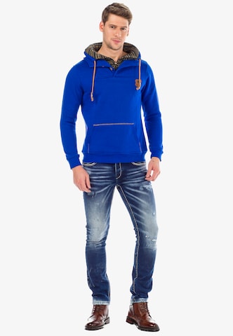 CIPO & BAXX Sweatshirt 'Fusion' in Blauw