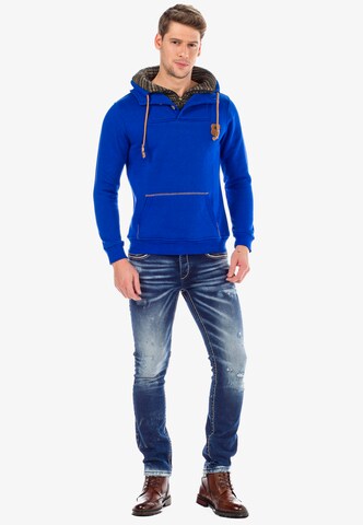 CIPO & BAXX Sweatshirt 'Fusion' in Blauw