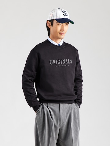 JACK & JONES Collegepaita 'JWHFREDERIKSBERG' värissä musta: etupuoli