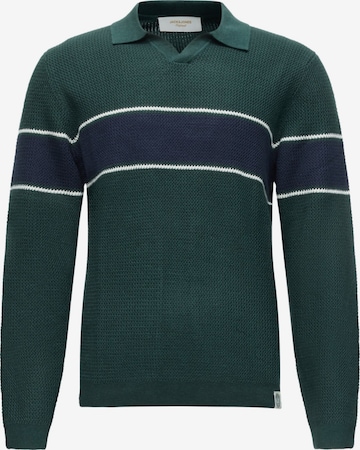 JACK & JONES Свитер 'JORFREDERIKSBERG' в Зеленый: спереди