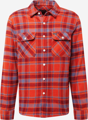 Brixton Button Up Shirt 'BOWERY' in Red: front