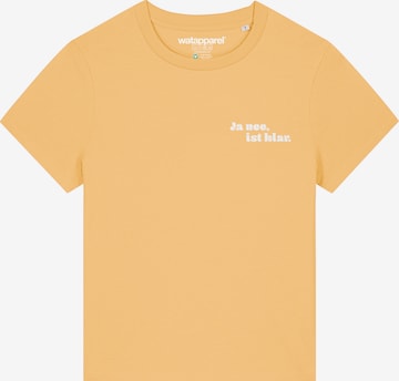 T-shirt 'Ja nee ist klar' Watapparel en jaune : devant