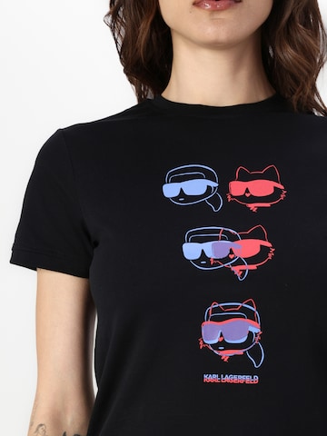Karl Lagerfeld - Camiseta 'Ikon' en negro