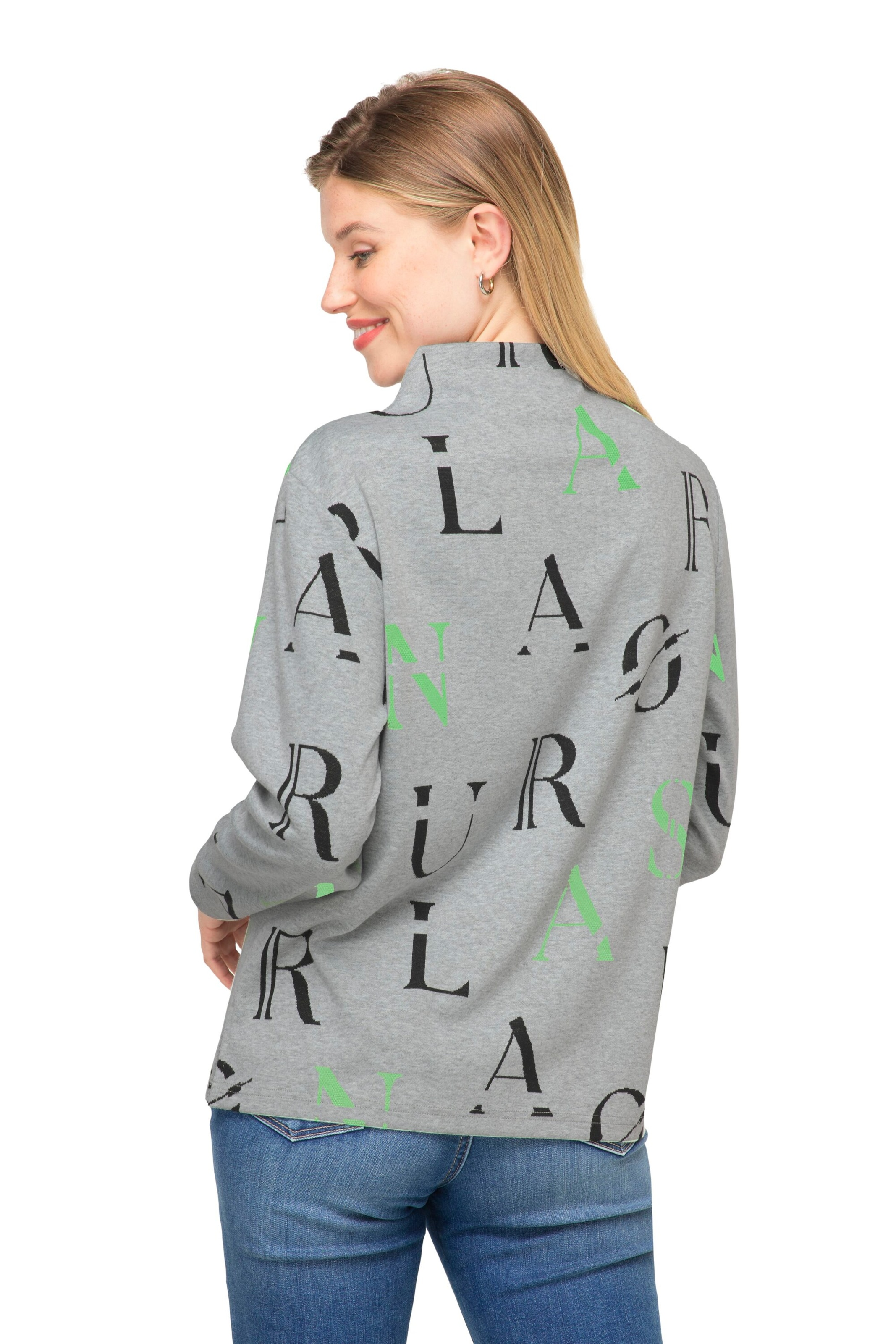 LAURASØN Sweatshirt in Grey