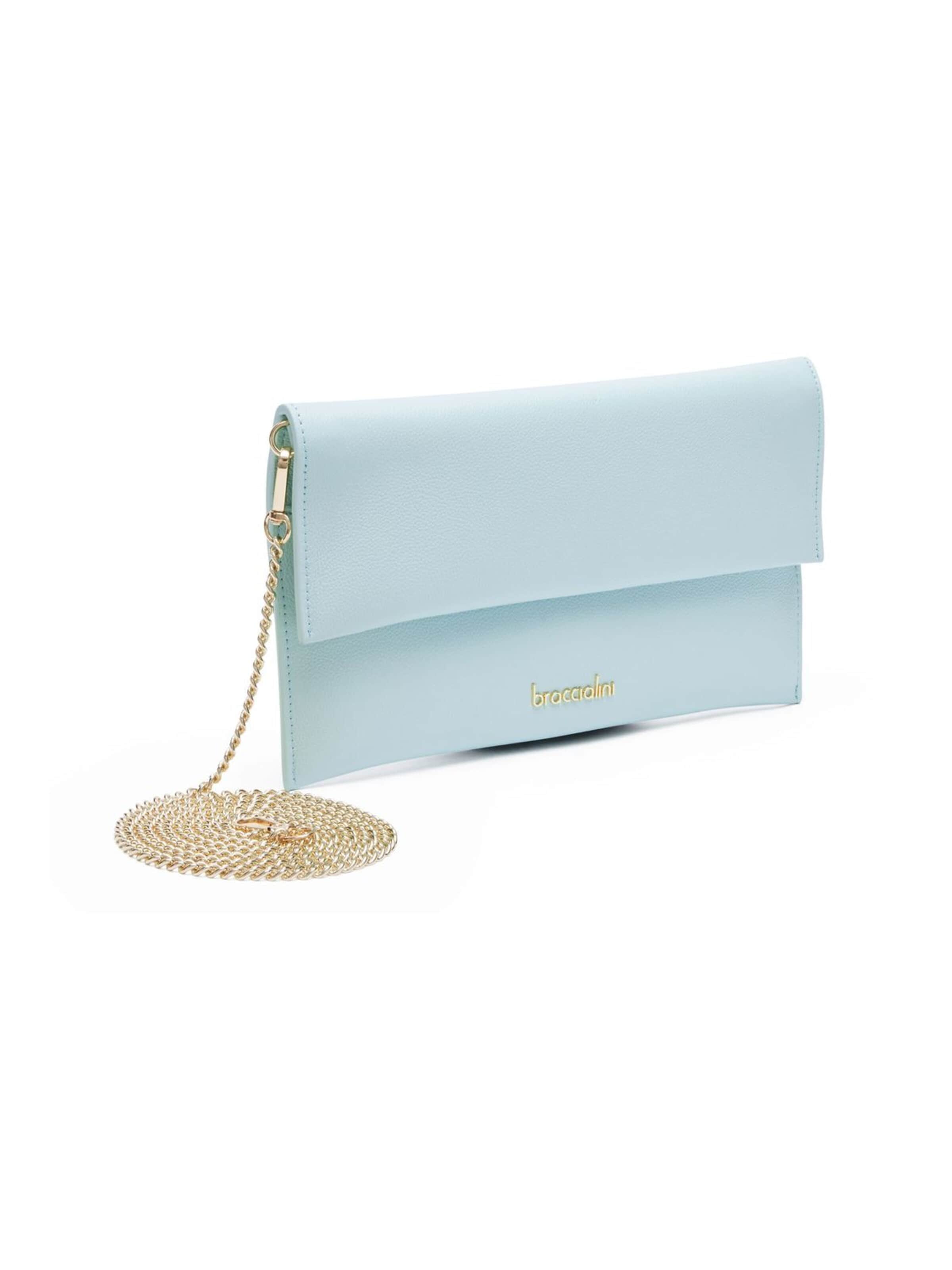 Poche ventrale 'Jinny Leather' Braccialini en bleu