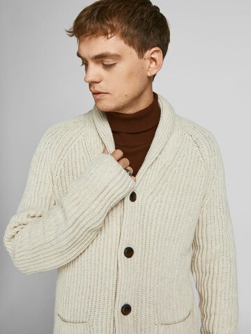 JACK & JONES Strickjacke in Beige